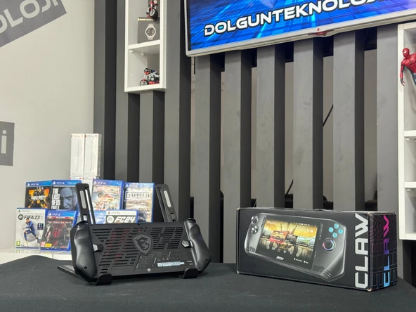 MSI CLAW A1M-088TR Intel Core Ultra 7 155H 16GB RAM 512GB SSD Windows 11 Home 7" FHD 120Hz El Oyun Bilgisayarı (İKİNCİ EL) - 4