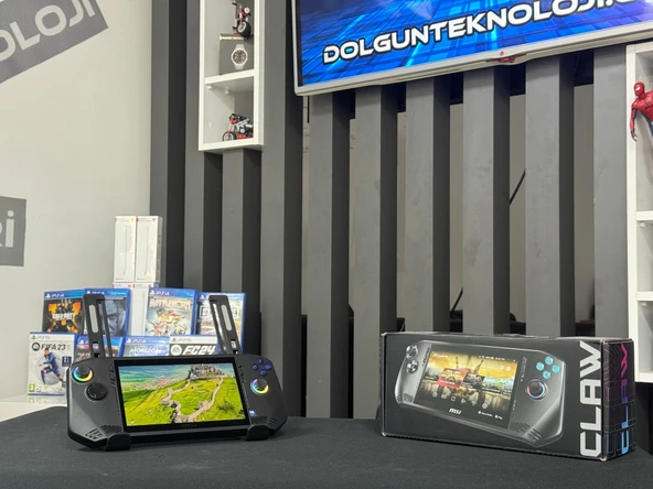 MSI CLAW A1M-088TR Intel Core Ultra 7 155H 16GB RAM 512GB SSD Windows 11 Home 7" FHD 120Hz El Oyun Bilgisayarı (İKİNCİ EL) - 2