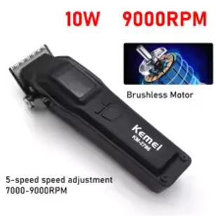 Kemei KM-2796 DLC Blade LCD Ekran 9000RPM Profesyonel Saç Kesme Makinesi - 2