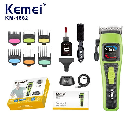 Kemei KM-1862 9000RPM Elektrikli Saç Kesme Makinesi