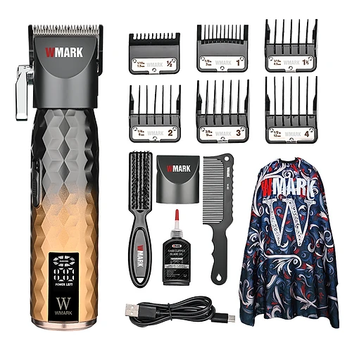 WMARK NG-2045 yüksek hızlı profesyonel şarj edilebilir saç kesme makinesi