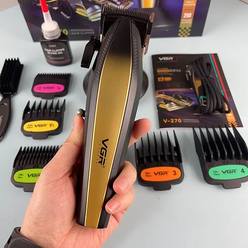 Vgr V-270 9000rpm Metal Şarj Edilebilir Profesyonel Saç Kesme