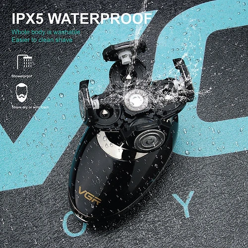 VGR V-302 4'ü 1 arada Su Geçirmez Erkek Saç Sakal Yüz Bakım Kiti - 3