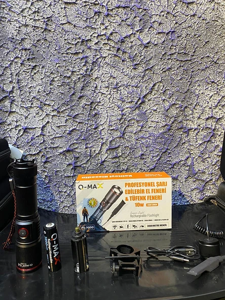 Q-MAX PS-3000 Profesyonel El Feneri