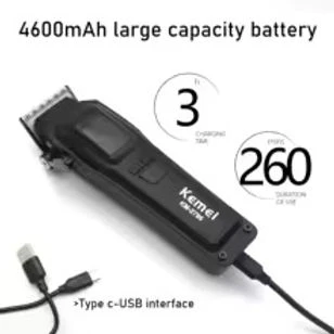 Kemei KM-2796 DLC Blade LCD Ekran 9000RPM Profesyonel Saç Kesme Makinesi - 3