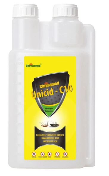 CHRYSAMED UNICID-C10 HAŞERE İLACI KONSANTRE ÜRÜN - 1 LT ÖLÇEKLİ - 1