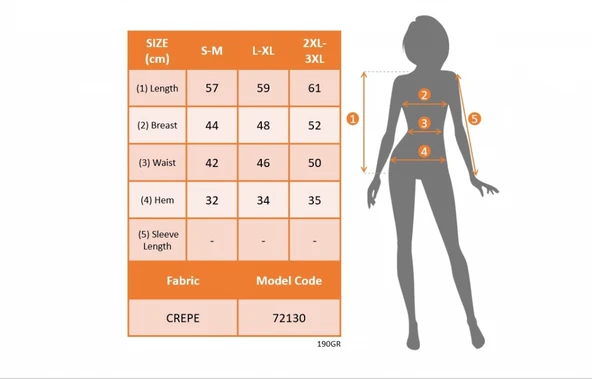Kadın Sıfır Kol Etek Ucu Bağlama Detay Ithal Krep Bluz - Resim 5