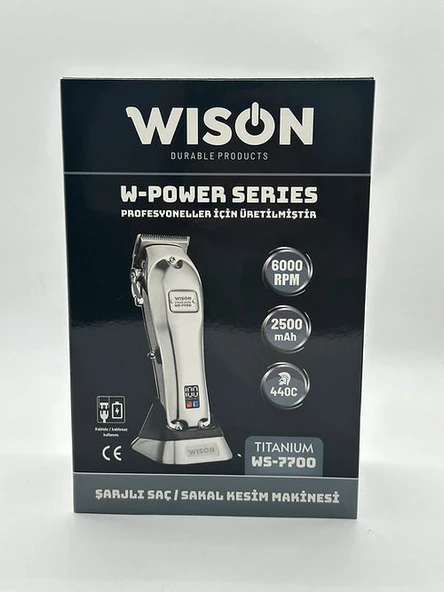 Wison WS-7700 Titanium Saç & Sakal Tıraş Makinesi - 2