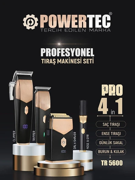 Powertec TR-5600 Pro 4'ü 1 Arada Set - Resim 2