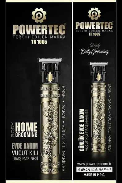 Powertec TR-1005 Lazer-Epilasyon Öncesi Tüm Vücut Tıraş Makinesi ürün görseli 1