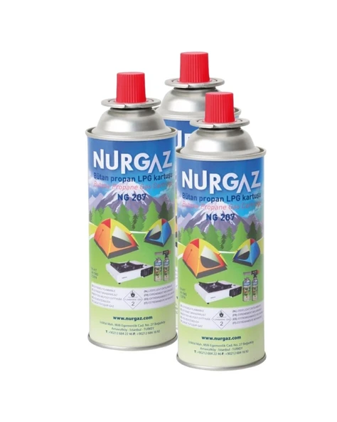 Tekli Portatif Ocak Tüp Girişli Turuncu+Dedantör Set+220Gr 3 Adet - Resim 2