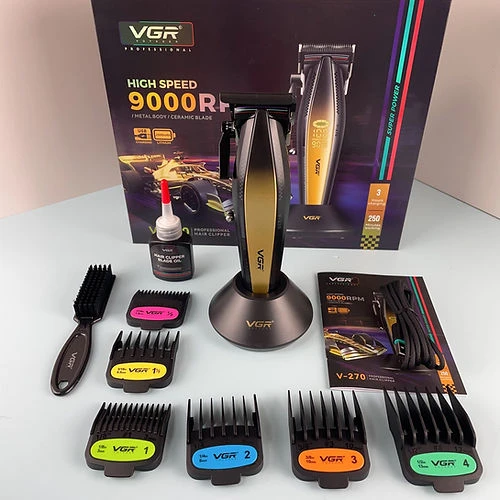 Vgr V-270 9000rpm Metal Şarj Edilebilir Profesyonel Saç Kesme - 3