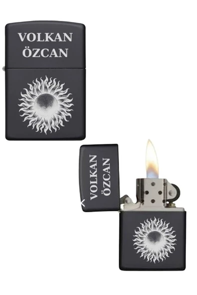 Özcan Tasarım Kişiye Özel Güneş Baskılı Metal Çakmak ürün görseli