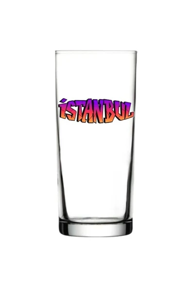 Özcan Tasarım İstanbul Baskılı Rakı Bardağı - İstanbullu Rakı Bardağı ürün görseli