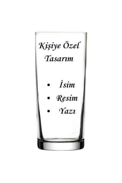 Özcan Tasarım Kişiye Özel Rakı Bardağı - Resimli Rakı Bardağı - İsimli Rakı Bardağı - Yazılı Rakı Bardağı ürün görseli