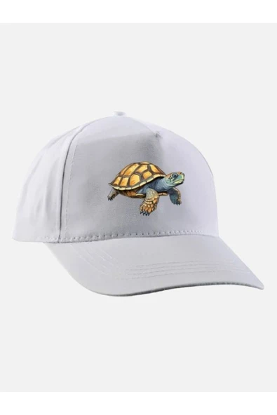 Özcan Tasarım Kaplumbağa Baskılı Şapka - Kaplumbağalı Şapka ürün görseli