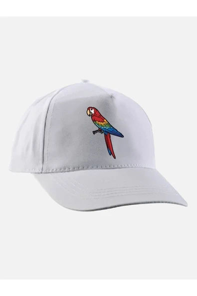 Özcan Tasarım Papağan Baskılı Şapka - Papağanlı Şapka ürün görseli