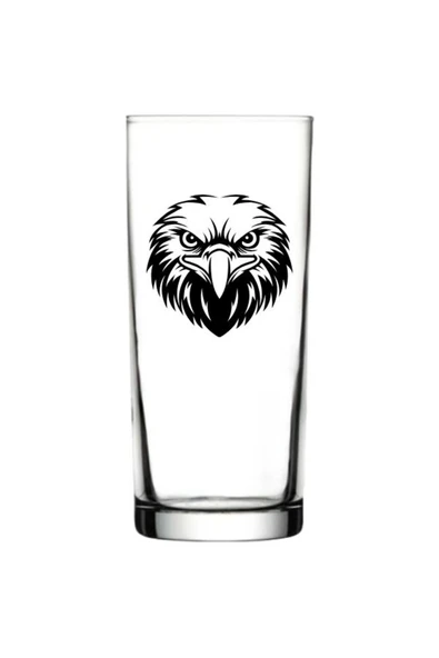 Özcan Tasarım Kartal Baskılı Rakı Bardağı - Kartallı Rakı Bardağı ürün görseli
