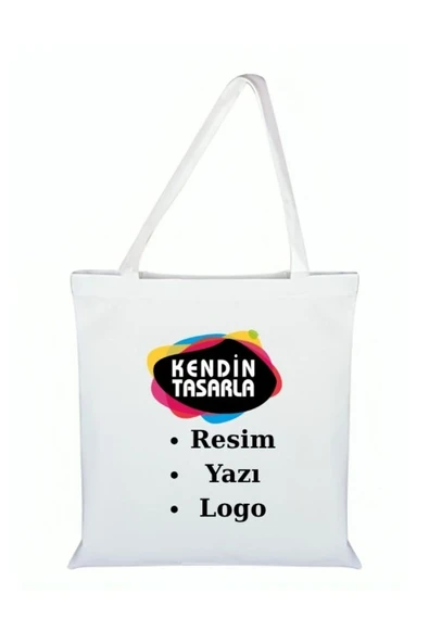 Özcan Tasarım Kişiye Özel Bez Çanta - Resim Baskılı Çanta - Özel Yazılı Çanta ürün görseli