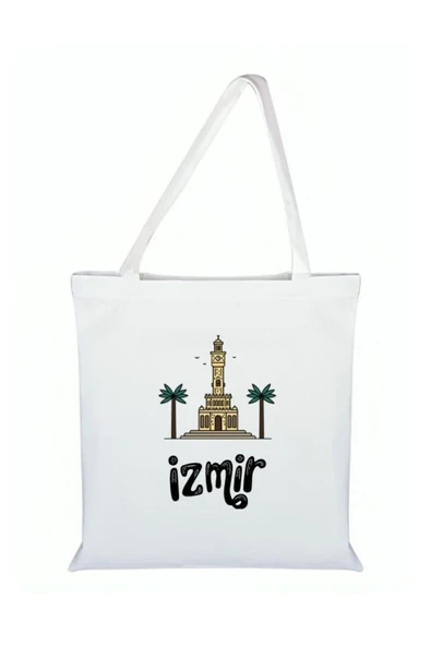 Özcan Tasarım İzmir Baskılı Bez Çanta - İzmirli Çanta ürün görseli
