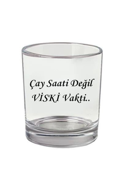 Özcan Tasarım Söz Yazılı Viski Bardağı - Viski Vakti Bardak ürün görseli