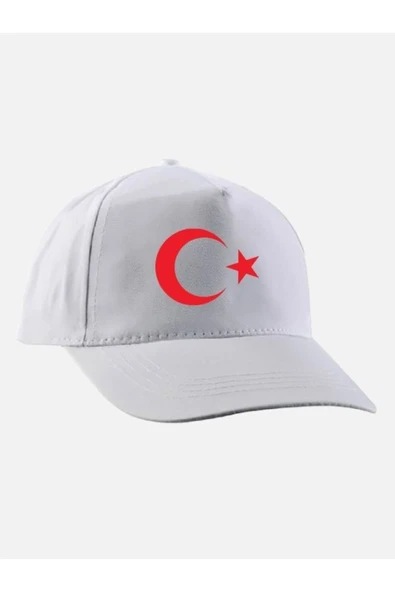 Özcan Tasarım Ay Yıldız Baskılı Şapka - Ay Yıldızlı Şapka ürün görseli