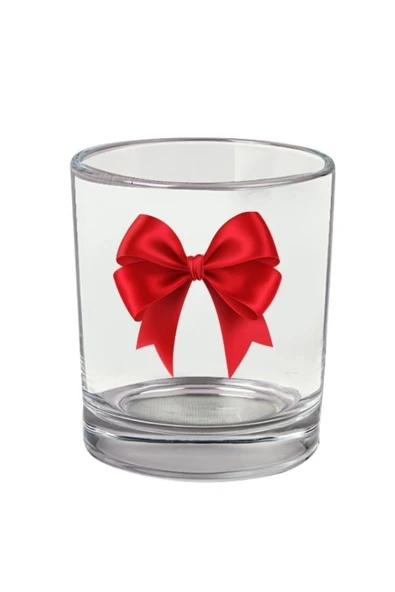 Özcan Tasarım Fiyong Baskılı Viski Bardağı - Fiyonklu Bardak ürün görseli