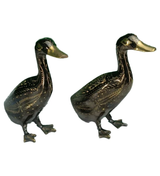 Dekoratif Biblo Ördek 2'li Set HK5015 - Resim 2