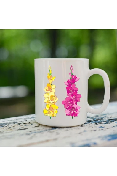 Özcan Tasarım Kılıç Çiçeği Model Bardak - Kılıç Çiçekli Bardak ürün görseli