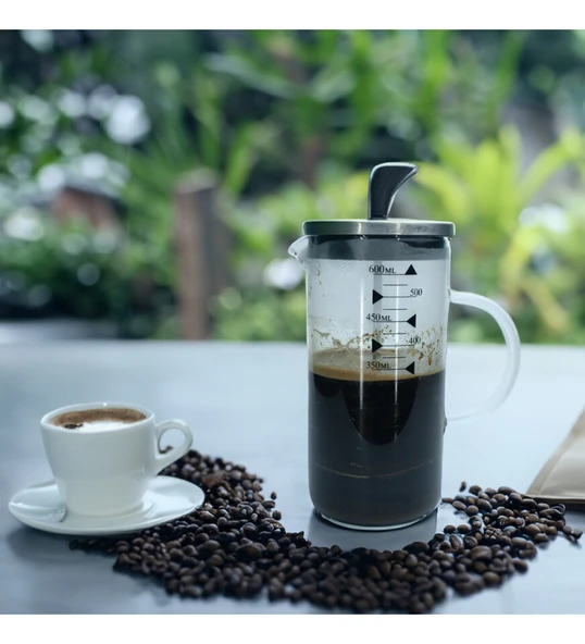 Cambu Borosilikat Cam French Press 3'ü 1 arada 600 ml ürün görseli