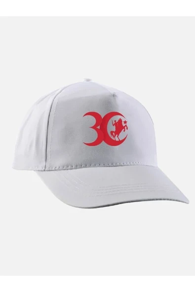Özcan Tasarım 30 Ağustos Baskılı Şapka - 30 Ağustos Şapkası ürün görseli