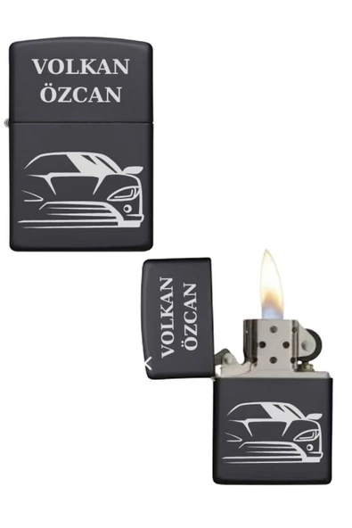 Özcan Tasarım Kişiye Özel Araba Baskılı Metal Çakmak ürün görseli