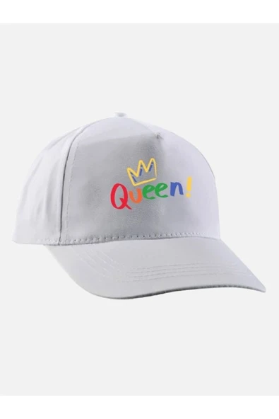 Özcan Tasarım Queen Baskılı Şapka - Queen Şapkası - Kraliçe Şapkası ürün görseli