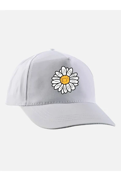Özcan Tasarım Papatya Bakılı Şapka - Papatyalı Şapka ürün görseli