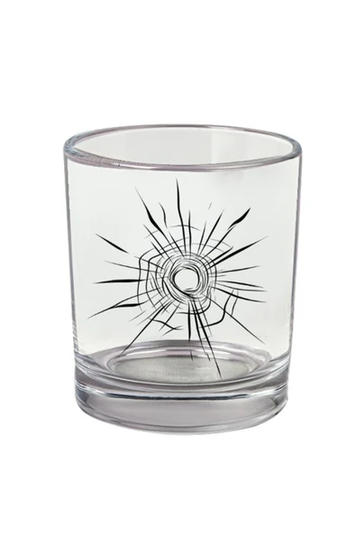 Özcan Tasarım Kırık Baskılı Viski Bardağı - Kırık Model Bardak ürün görseli