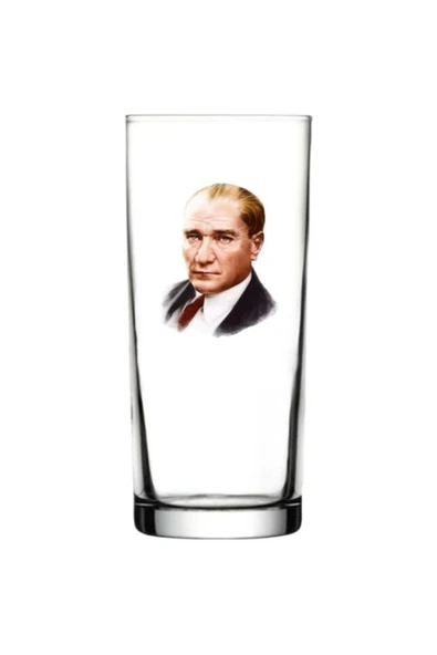 Özcan Tasarım Atatürk Baskılı Rakı Bardağı - Atatürklü Rakı Bardağı ürün görseli