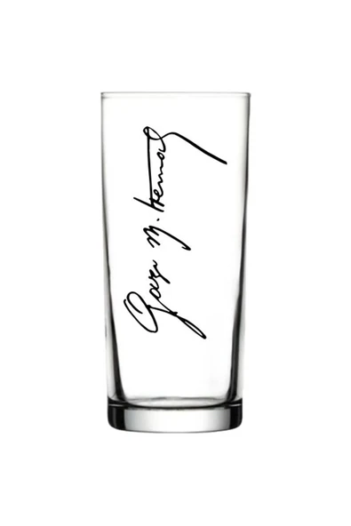 Özcan Tasarım Atatürk İmzalı Rakı Bardağı - İmzalı Rakı Bardağı ürün görseli