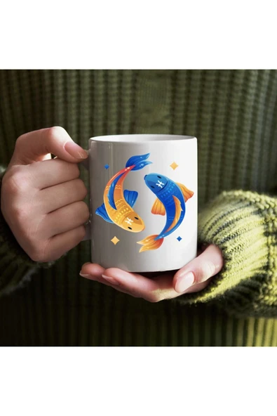 Özcan Tasarım Balık Burcu Bardak - Balık Bardağı ürün görseli