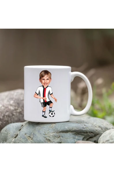 Özcan Tasarım Kişiye Özel Bardak - Karikatür Bardak - Siyah Beyaz Bardak ürün görseli