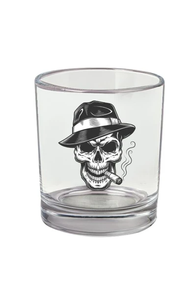 Özcan Tasarım Kuru Kafa Viski Bardağı - Kuru Kafa Bardak ürün görseli