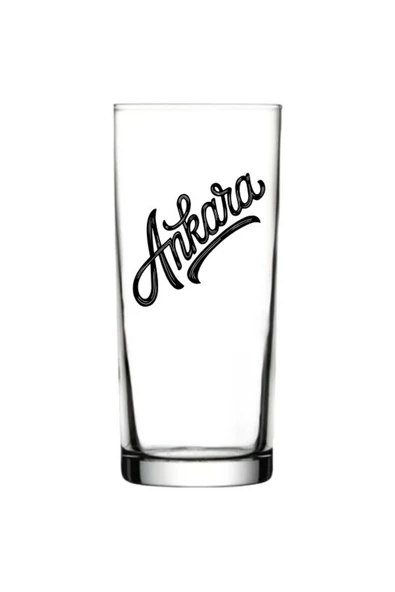 Özcan Tasarım Ankara Baskılı Rakı Bardağı - Ankaralı Rakı Bardağı ürün görseli