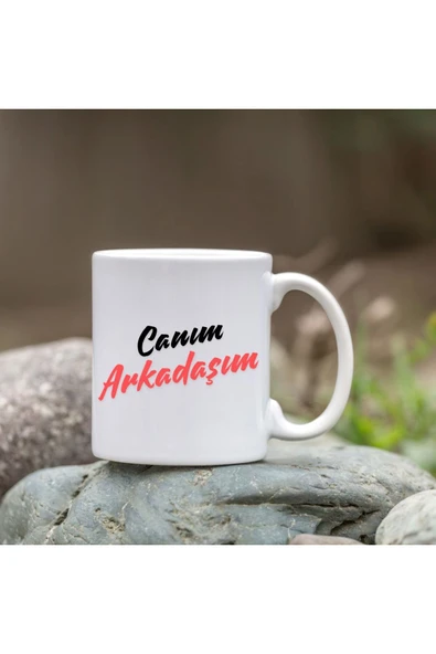 Özcan Tasarım Canım Arkadaşım Bardağı - Canım Arkadaşımlı Bardak ürün görseli