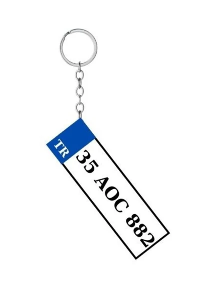 Özcan Tasarım Kişiye Özel Plaka Anahtarlık ürün görseli