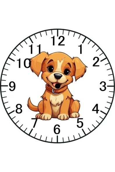 Özcan Tasarım Köpek Model Duvar Saati - Köpekli Saat ürün görseli