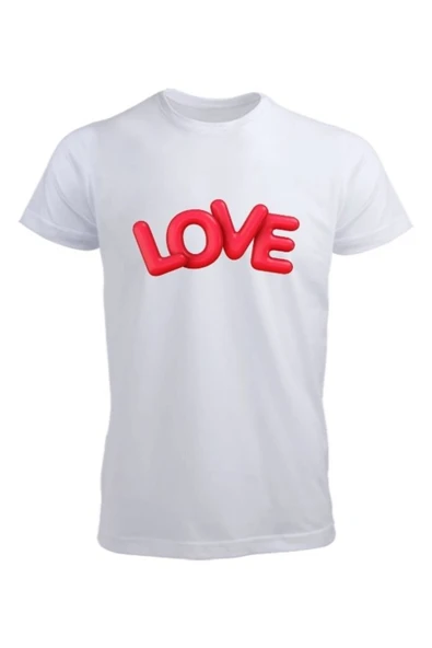 Özcan Tasarım Love Yazılı Tişört ürün görseli