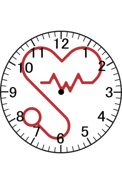 Özcan Tasarım Doktor Saati - Doktarlu Duvar Saati ürün görseli