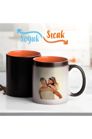 EMSTD Kişiye Özel Resimli Sihirli Kupa Bardak (resim atmak için iletişim ürün görsellerinde mevcut    ) - Resim 4