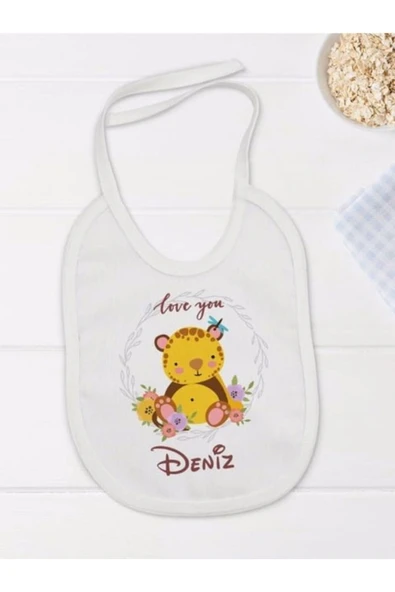 Özcan Tasarım Kişiye Özel Bebek Önlüğü - İsime Özel Mama Önlüğü - İsimli Bebek Önlüğü ürün görseli