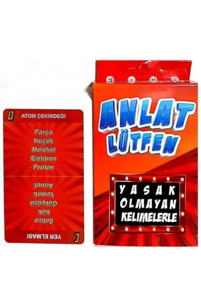 Özcan Tasarım Anlat Lütfen Oyunu - Anlat Bakalım Oyunu ( Mini Kelime Kart Oyunu ) ürün görseli