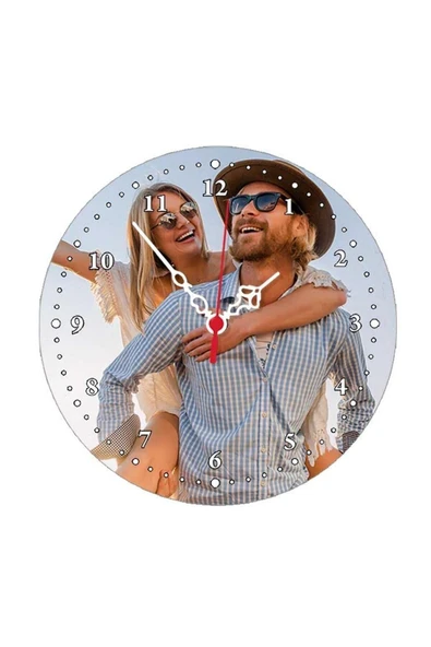 ÜNLÜ REKLAM Kişiye Özel Duvar Saati - Resimli Duvar Saati - Yazılı Duvar Saati ürün görseli